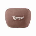 Tgeyd Car Headrest Pillow Brown Memory Foam Neck Support Cushion for Car Seat, Suitable for Sedan SUV Truck
